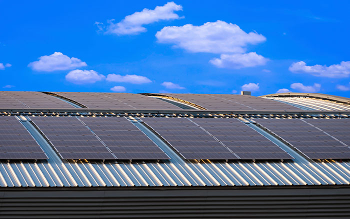 Metal roofs are ideal for PV systems.